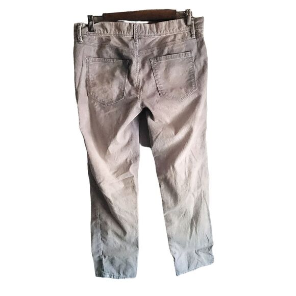 Free People Skinny Leg Low Rise washed out Gray Corduroy Pants Womens 28 - Picture 2 of 12